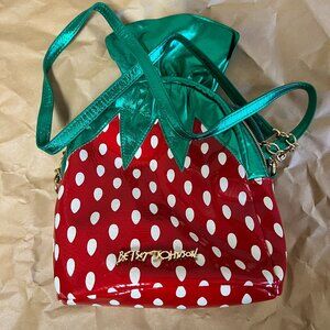 VERY RARE Betsey Johnson Oma Candy Strawberry Crossbody